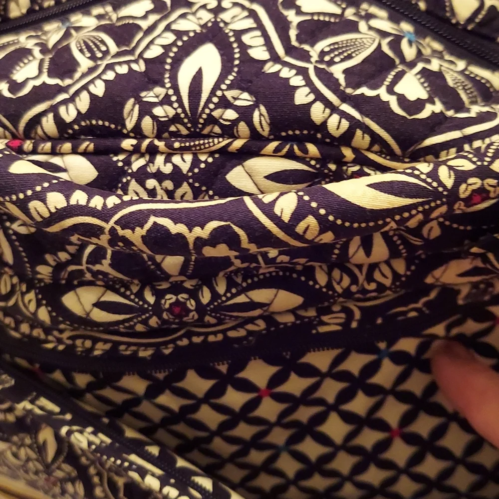 VERA BRADLEY laptop/handbag/wristlet 3 piece set